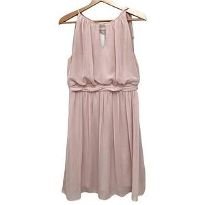 ADRIANNA PAPELL Dress, Blush/Pink/Tan Size 8